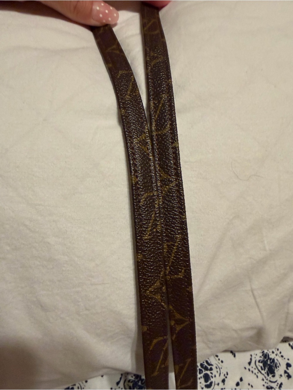 Genuine Louis Vuitton Brown Monogram Canvas Petite Strap purchased at saks fifth - Picture 3 of 4